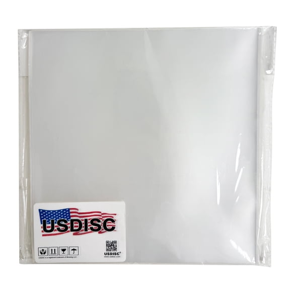 USDISC Record Outer Sleeves 7", 45 RPM, OPP, 2mil, Clear, Sleeve Of 200