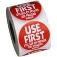 thumbnail image 1 of "USE First" Trilingual Removable Label 1.5 Inch Total 500 Labels Per Roll 3Roll, 1 of 2