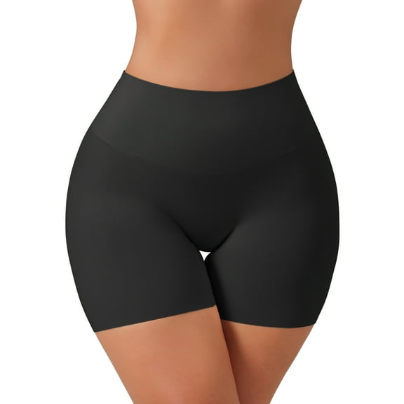 USEASY Seamless Shapewear Shorts for Women Tummy Control Slip Shorts Under Dress Women's Thigh Slimmer High Waisted Shaping Boyshorts