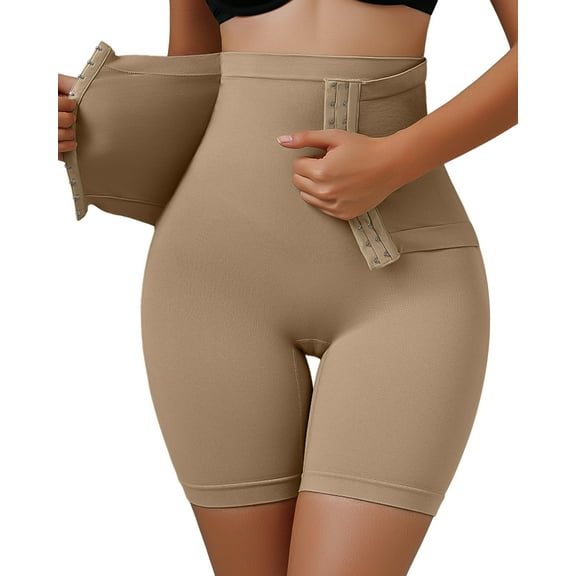 USEASY Seamless Shapewear for Women High Waist Trainer Tummy Control Shaping Shorts Butt Lifting Thigh Slimmer