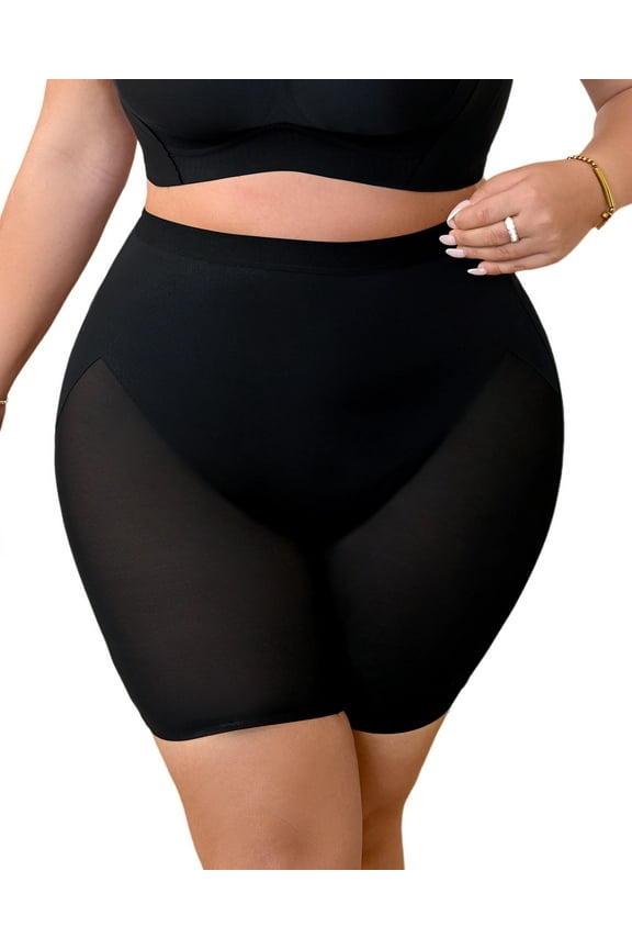 Seamless Tummy Control Shapewear Shorts for Women High Waisted Breathable Compression Boyshorts Panties