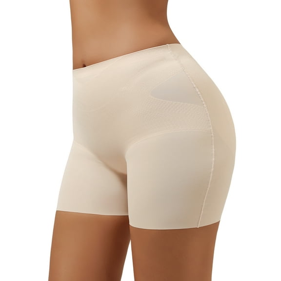 USEASY Shapewear Shorts for Women Tummy Control Butt Lifting Paded Underwear Seamless Fake Buttock Panties