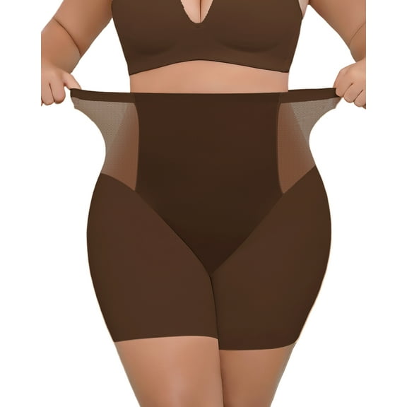 USEASY Shapewear Shorts for Women Tummy Control High-Waisted Seamless Thigh Slimming Panties Breathable Shaping Shorts