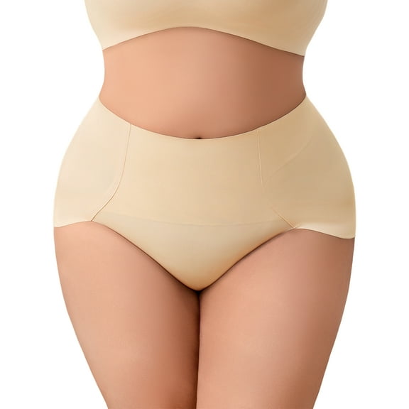USEASY Shapewear Underwear for Women Tummy Control Mid Wasited Invisible Butt Lifting Shaping Panties