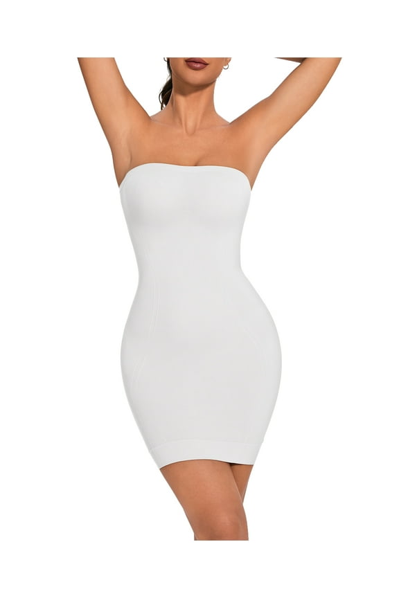Strapless Shapewear for Women Full Slip shapewear dress Tummy Control slip for women under dress