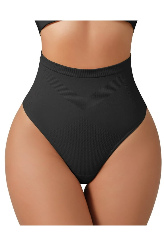 Shapewear for Women Tummy Control High Waist Thong Panties Seamless Body Shaper Underwear