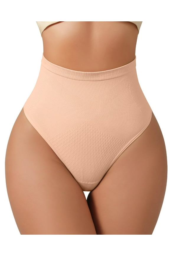 Shapewear for Women Tummy Control High Waist Thong Panties Seamless Body Shaper Underwear