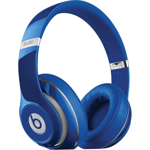 Bror Utallige strop USED Beats by Dr. Dre Studio 2.0 Blue Wired Over Ear Headphones MH992AM/A -  Walmart.com