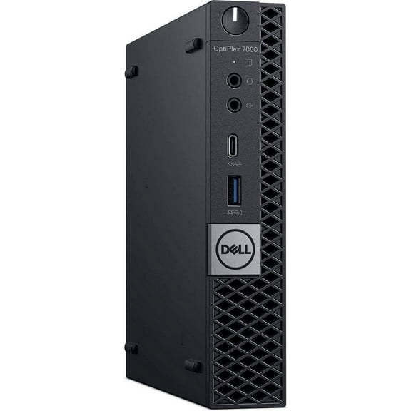 Pre-Owned USED Dell Optiplex 7060 MFF Micro Form Factor (MFF) Desktop, 8th Gen Intel Core i5-8500T, 16GB RAM, 512GB SSD, Intel UHD Graphics 630, Windows 10 Pro