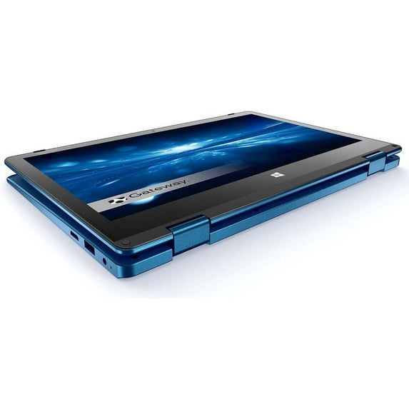 Pre-Owned USED Gateway GWTC116-2 2-in-1 Laptop, 11.6 HD (1366 x 768) Touchscreen, Intel Celeron N4020, 4 GB LPRAM Ram, 64 GB eMMC Storage, Intel UHD Graphics 600, Windows 10
