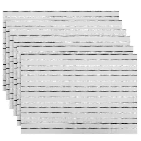 Hytrove Place Mats for Table Anti-Slip 6Pack 17.49X11.87In