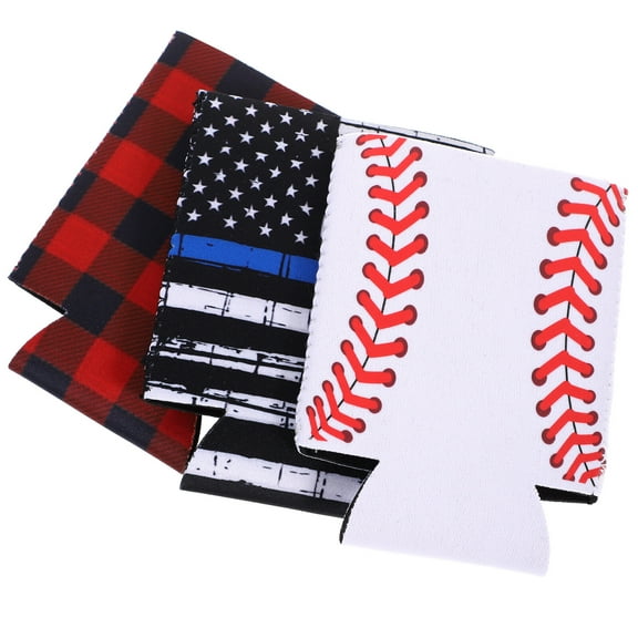 USEOSITY Can Coolers Sleeves Summer Beer Can Cover Wraps Hide Beverage Can Soda Coolies Sleeves for DIY Projects Camping Holiday Event Party Bottle 330ml