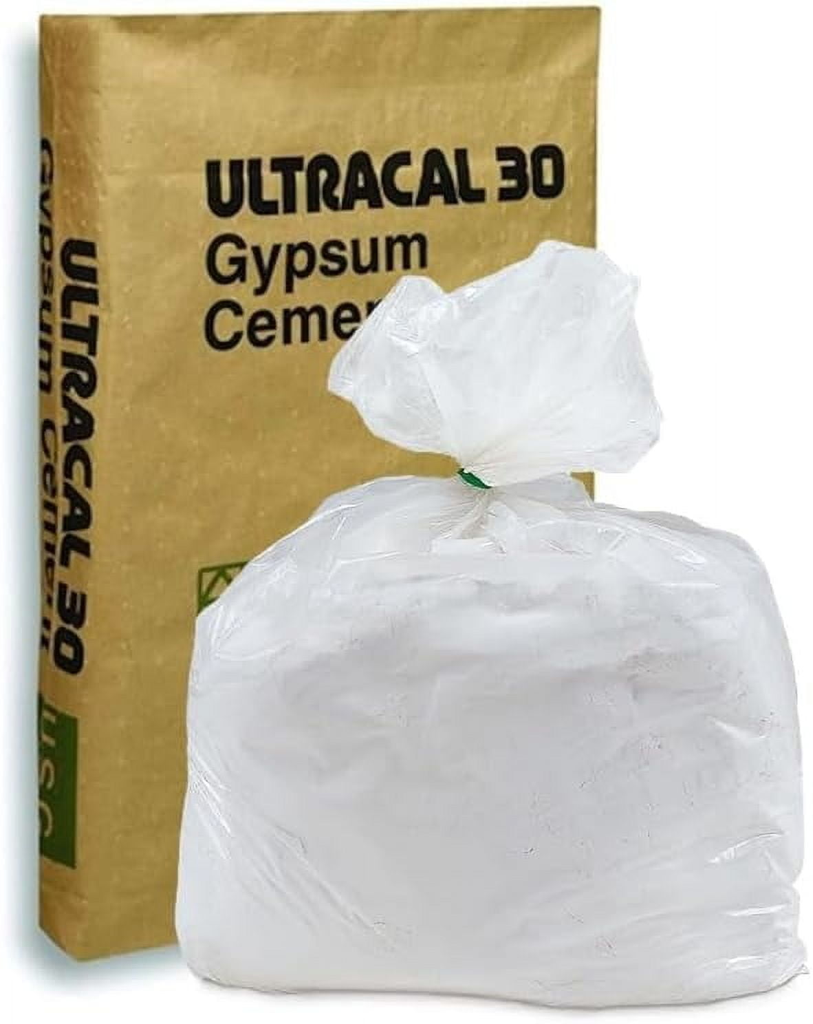 USG 20 Lbs ULTRACAL 30 Gypsum Cement - Plaster - for Mold Making and Casting, Ideal for Latex Molds! Takes Excellent Detail, White