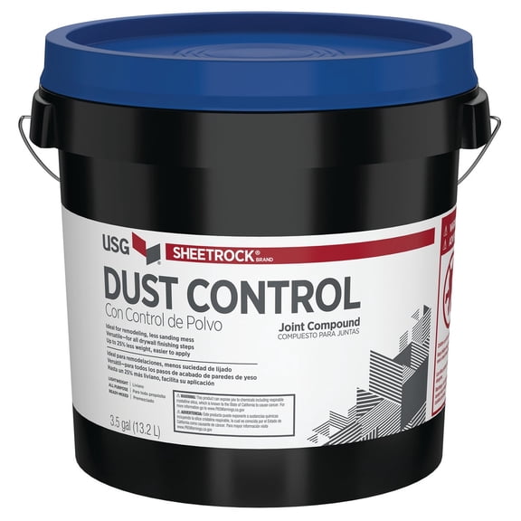 USG - JTT Sheetrock Pre-Mixed Lightweight All-Purpose Dust Control Drywall Joint Compound - Pack of 6