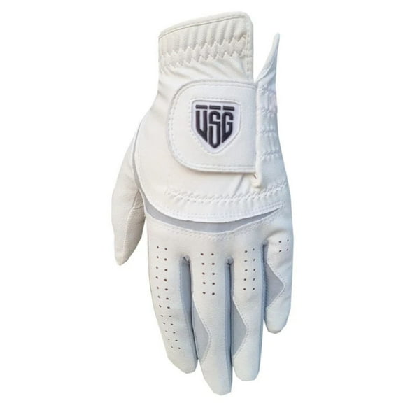 USG Mens Golf Glove | Blend | Finest Cabretta Leather | Soft. Premium. Comfortable (Cadet X-Large, Left)