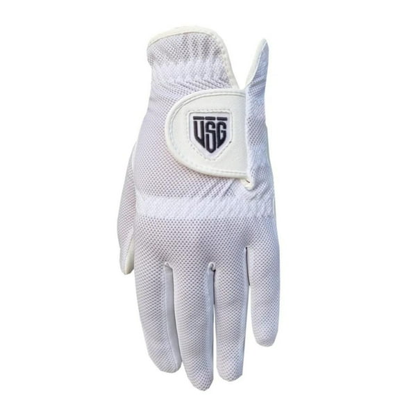 USG Mens Golf Glove | Powermesh | Cool Comfort | Hydrolyte Microfiber Synthetic Technology (Medium, Right)