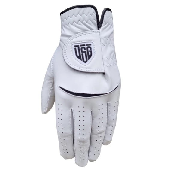 USG Mens Golf Glove | Ultima | Premium Cabretta leather | Grip Control | Soft. Premium. Comfortable. (Medium/Large, Left)