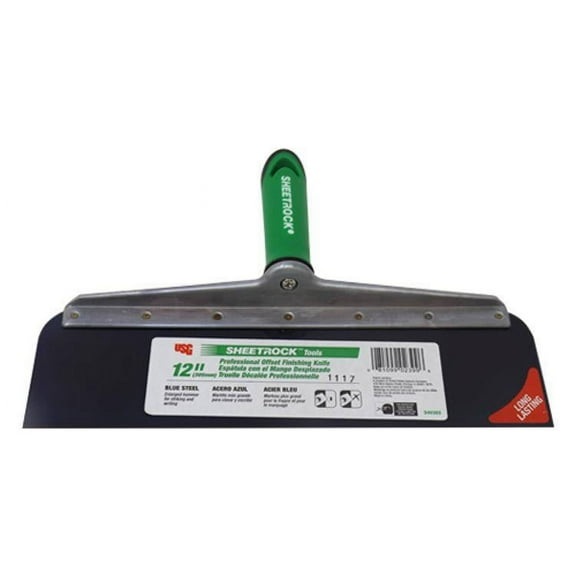 USG Sheetrock 12 in. Blue Steel Offset Taping Knife