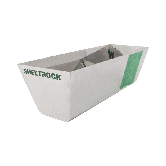 USG Sheetrock Tools Classic Stainless Steel Mud Pan 10"