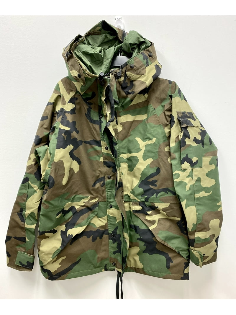 G.I. TYPE WET WEATHER PARKA ウッドランドカモ MED USGI