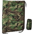 thumbnail image 1 of USGI Industries Military Woobie Blanket | Thermal Insulated Camping Blanket, Poncho Liner | Large, Portable, for Hiking, Outdoor | Compression Carry Bag Included (Woodland), 1 of 5