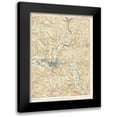 thumbnail image 1 of USGS 11x14 Black Modern Framed Museum Art Print Titled - Binghamton New York Quad - USGS 1904, 1 of 5