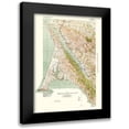 thumbnail image 1 of USGS 11x14 Black Modern Framed Museum Art Print Titled - Point Reyes California Quad - USGS 1940, 1 of 5
