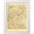 thumbnail image 1 of USGS 11x14 White Modern Wood Framed Museum Art Print Titled - Cincinnati East Ohio Kentucky Quad - USGS 1900, 1 of 4