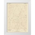 thumbnail image 1 of USGS 11x14 White Modern Wood Framed Museum Art Print Titled - Puddle Springs Wyoming Quad - USGS 1952, 1 of 4