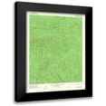 thumbnail image 1 of USGS 12x14 Black Modern Framed Museum Art Print Titled - Luftee Knob North Carolina Tennessee Quad, 1 of 5