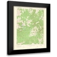thumbnail image 1 of USGS 12x14 Black Modern Framed Museum Art Print Titled - Markleeville California Quad - USGS 1964, 1 of 5
