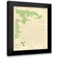 thumbnail image 1 of USGS 12x14 Black Modern Framed Museum Art Print Titled - Potter Mountain Arizona Quad - USGS 1958, 1 of 5
