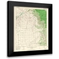 thumbnail image 1 of USGS 12x14 Black Modern Framed Museum Art Print Titled - Redrock New Mexico Quad - USGS 1959, 1 of 5