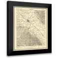 thumbnail image 1 of USGS 12x14 Black Modern Framed Museum Art Print Titled - Salinas California Quad - USGS 1912, 1 of 5