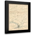 thumbnail image 1 of USGS 12x14 Black Modern Framed Museum Art Print Titled - Tonawanda New York Quad - USGS 1900, 1 of 5