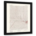 thumbnail image 1 of USGS 12x14 Black Modern Wood Framed Wall Art Titled - West Gillette Wyoming Quad - USGS 1971, 1 of 6