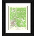 thumbnail image 1 of USGS 12x14 Black Ornate Wood Framed with Double Matting Museum Art Print Titled - Alexandria Louisiana Quad - USGS 1957, 1 of 4