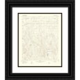 thumbnail image 1 of USGS 12x14 Black Ornate Wood Framed with Double Matting Museum Art Print Titled - Allison Southwest Texas Quad - USGS 1969, 1 of 4