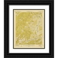 thumbnail image 1 of USGS 12x14 Black Ornate Wood Framed with Double Matting Museum Art Print Titled - Dellwood North Carolina Quad - USGS 1935, 1 of 4