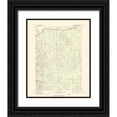 thumbnail image 1 of USGS 12x14 Black Ornate Wood Framed with Double Matting Museum Art Print Titled - Four Bar Ranch Wyoming Quad - USGS 1971, 1 of 4