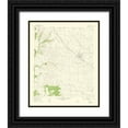 thumbnail image 1 of USGS 12x14 Black Ornate Wood Framed with Double Matting Museum Art Print Titled - Godley Texas Quad - USGS 1963, 1 of 4