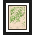 thumbnail image 1 of USGS 12x14 Black Ornate Wood Framed with Double Matting Museum Art Print Titled - Lake Mt Sterling Illinois Quad - USGS 1981, 1 of 4