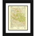 thumbnail image 1 of USGS 12x14 Black Ornate Wood Framed with Double Matting Museum Art Print Titled - Mt Diablo California Quad - USGS 1943, 1 of 4