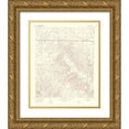 thumbnail image 1 of USGS 12x14 Gold Ornate Wood Framed with Double Matting Museum Art Print Titled - Fuller Texas Quad - USGS 1967, 1 of 4