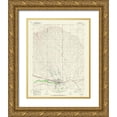 thumbnail image 1 of USGS 12x14 Gold Ornate Wood Framed with Double Matting Museum Art Print Titled - Limon Colorado Quad - USGS 1970, 1 of 4