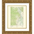 thumbnail image 1 of USGS 12x14 Gold Ornate Wood Framed with Double Matting Museum Art Print Titled - Mt St Helens Oregon Washington Quad - USGS 1954, 1 of 4