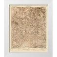 thumbnail image 1 of USGS 12x14 White Modern Wood Framed Museum Art Print Titled - Camp Bonita California Quad - USGS 1940, 1 of 4