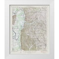 thumbnail image 1 of USGS 12x14 White Modern Wood Framed Museum Art Print Titled - Illinois Missouri Alto Pass Quad - USGS 1922, 1 of 4