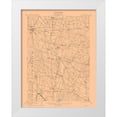 thumbnail image 1 of USGS 12x14 White Modern Wood Framed Museum Art Print Titled - Mexico New York Quad - USGS 1905, 1 of 4