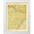 thumbnail image 1 of USGS 12x14 White Modern Wood Framed Museum Art Print Titled - Milford New York New Jersey Quad - USGS 1915, 1 of 4